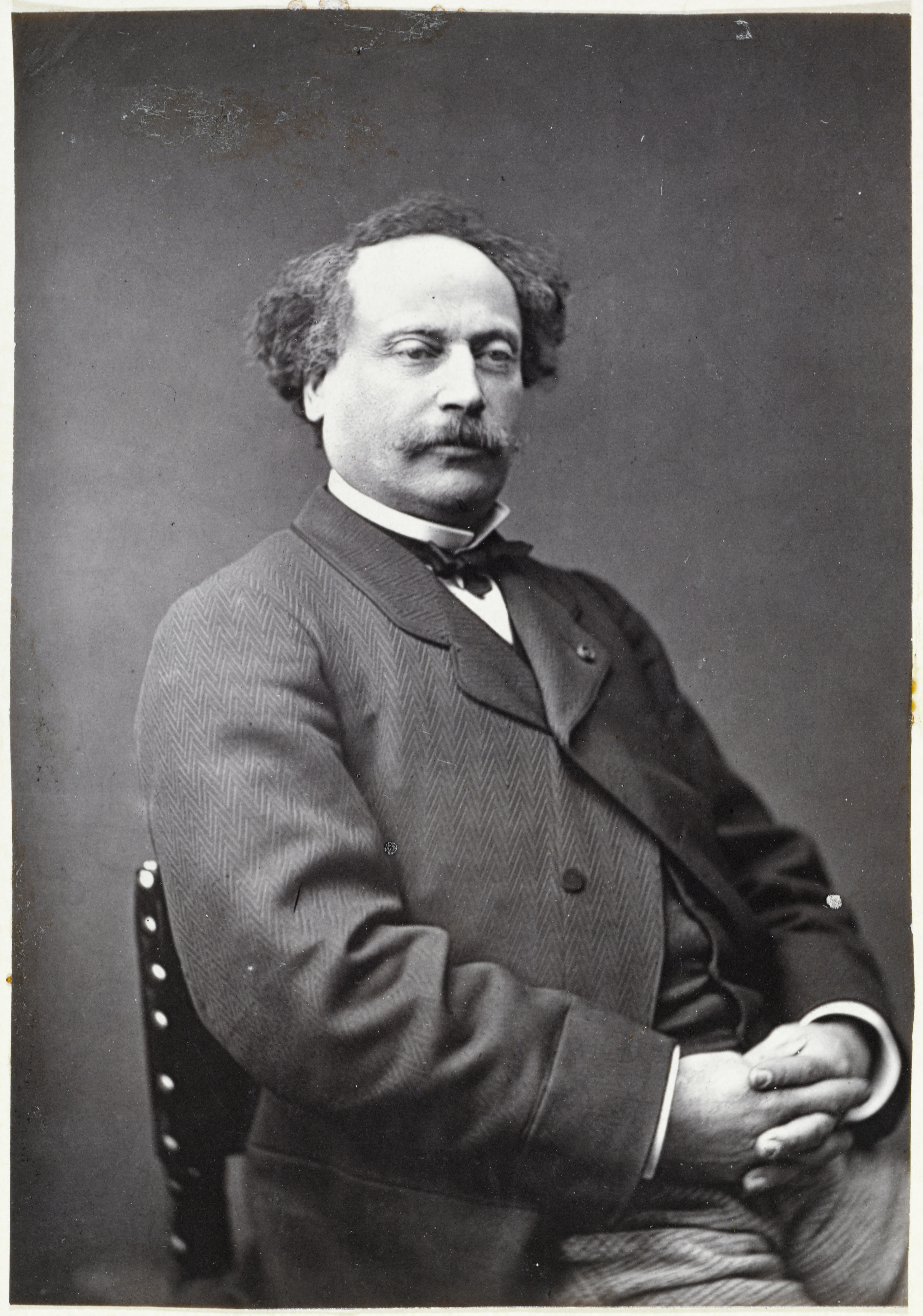 Anonyme, Portrait d'Alexandre Dumas fils (1824-1895), écrivain et dramaturge.
