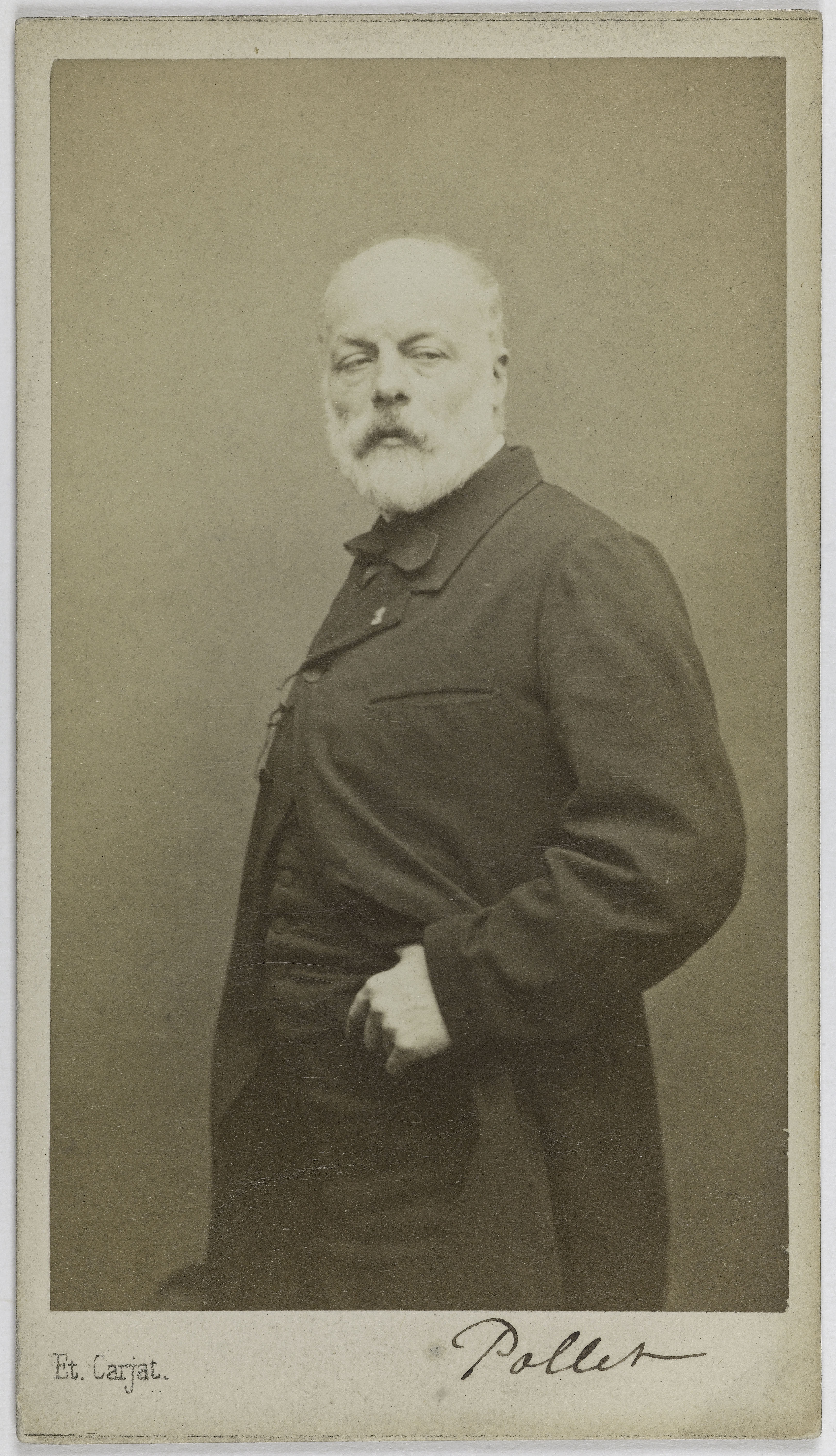 Carjat & Cie, Portrait de Victor Florence Pollet, (1811-1882), (peintre, graveur)