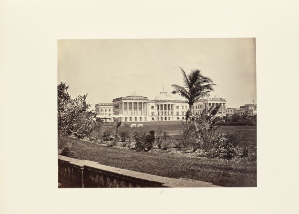 Samuel Bourne, Calcutta; Government House, with the Garden