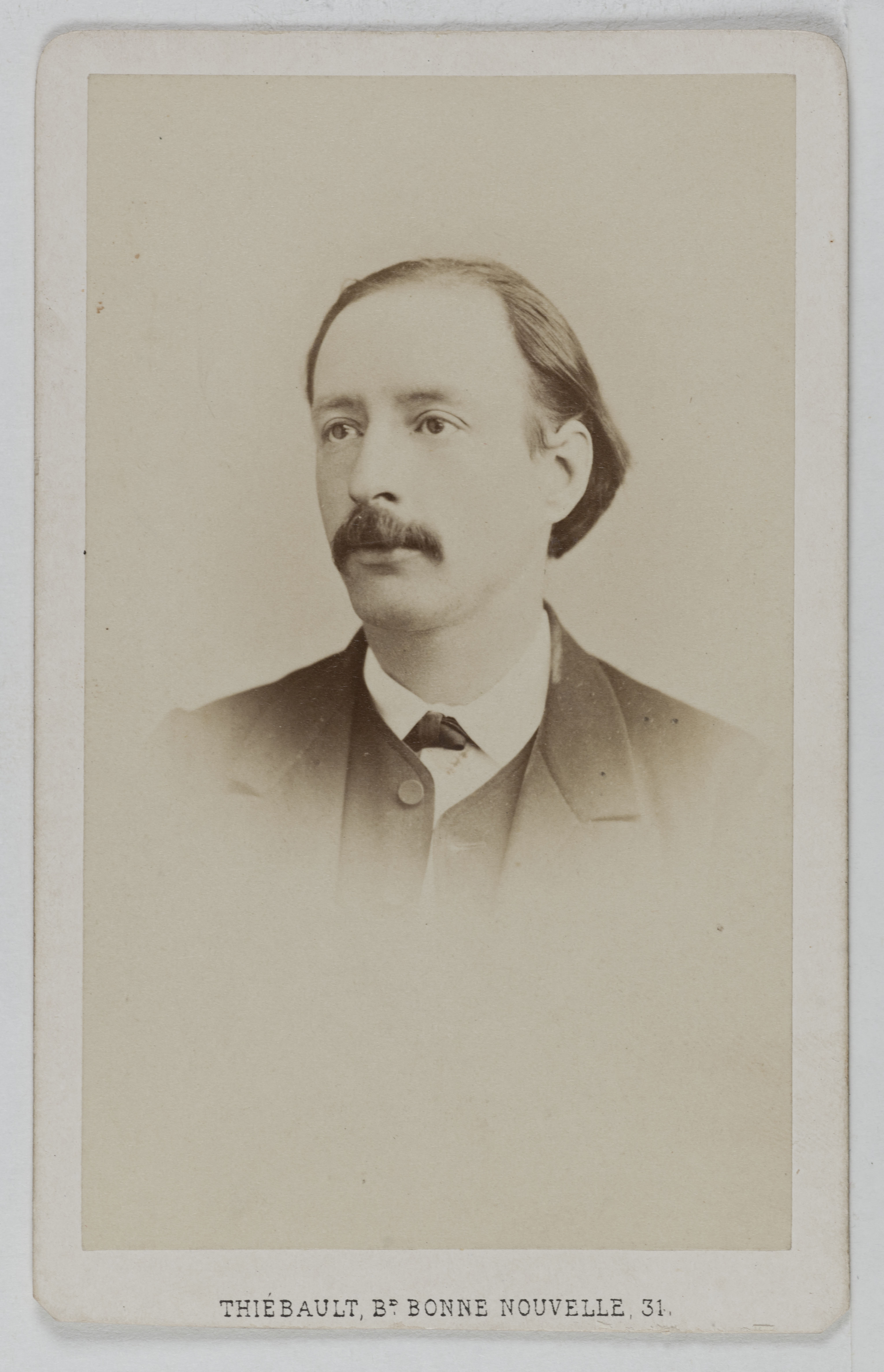 Bacard Fils, Portrait de Jules Lermina (Pseudo : Thomas Virelogue), (1839-1915), littérateur et journaliste