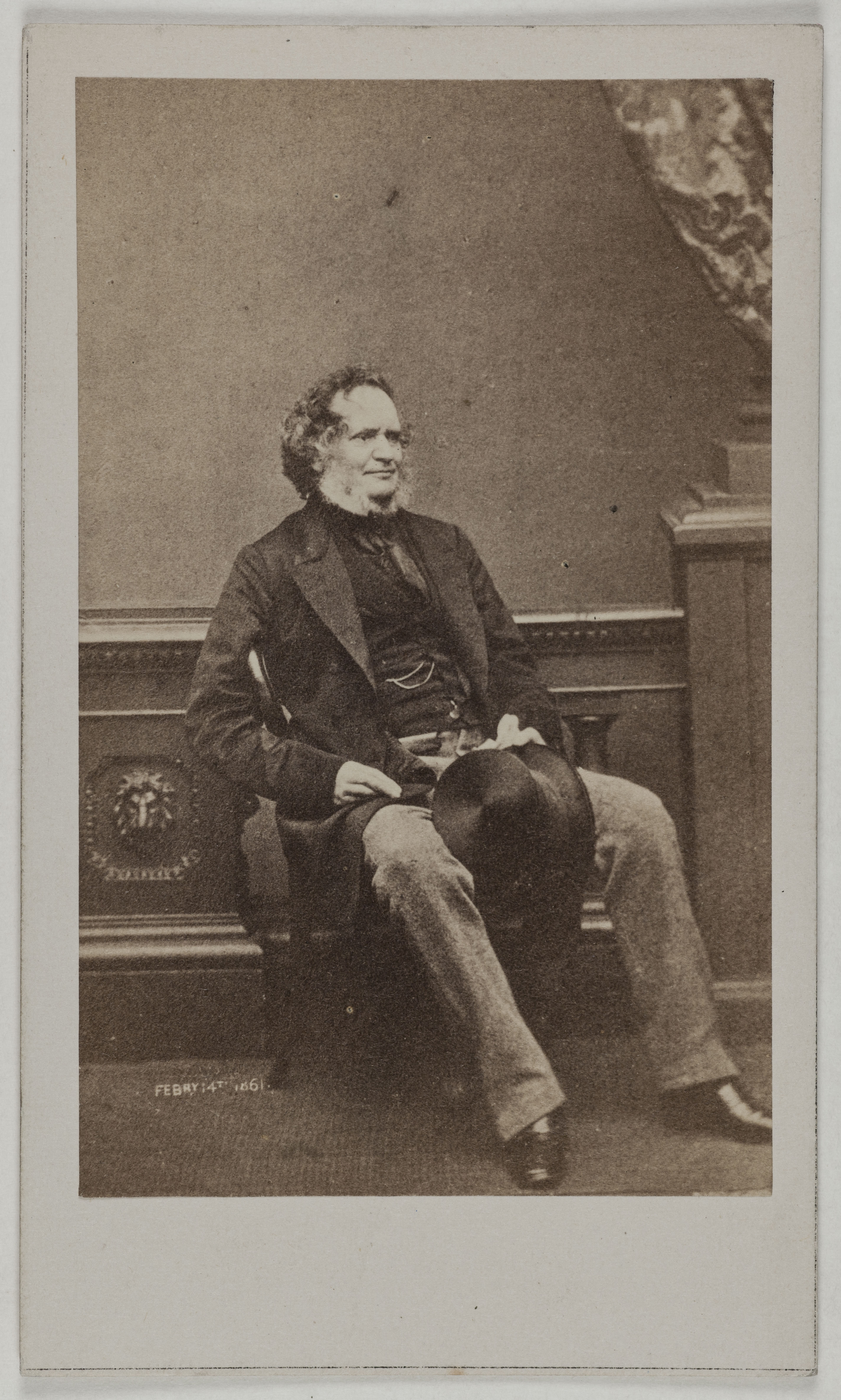 Anonyme, Portrait de Lord Derby, (Edward Henry Smith Stanley), (1826-1893), (homme d'état anglais)
