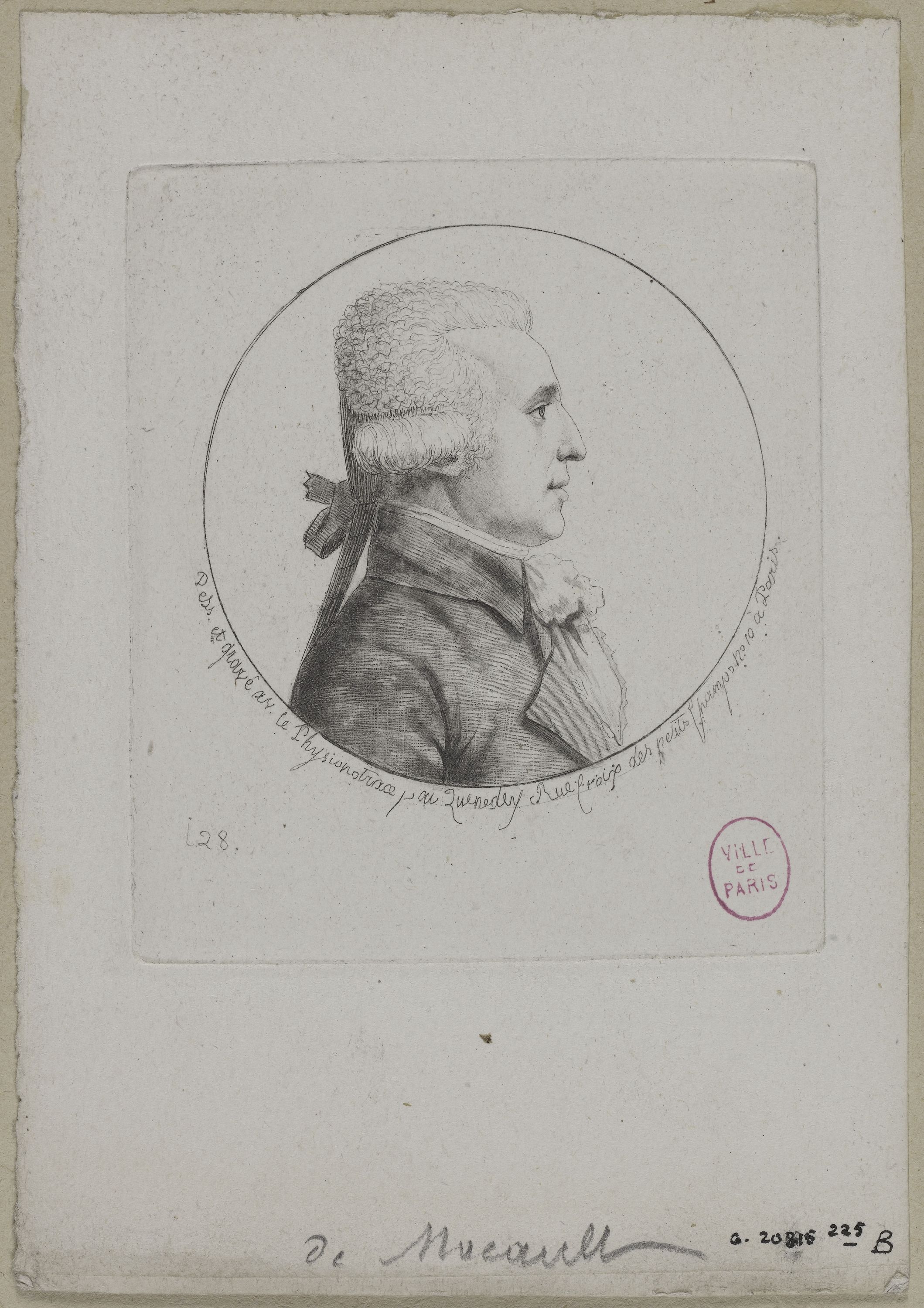 Edmé Quenedey, Portrait de Monsieur de Macault