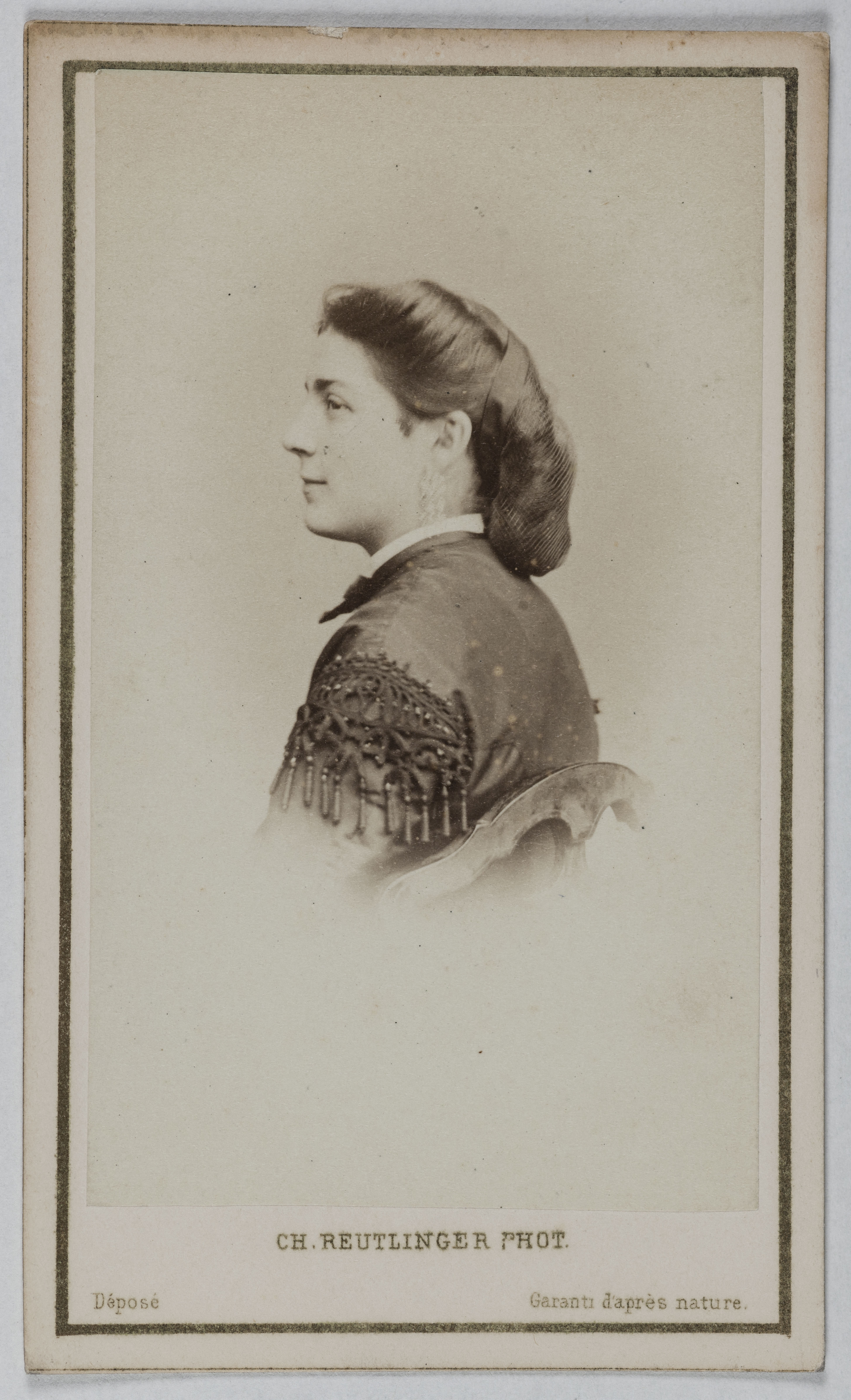 Charles Reutlinger, Portrait d'Eugénie, (actrice)