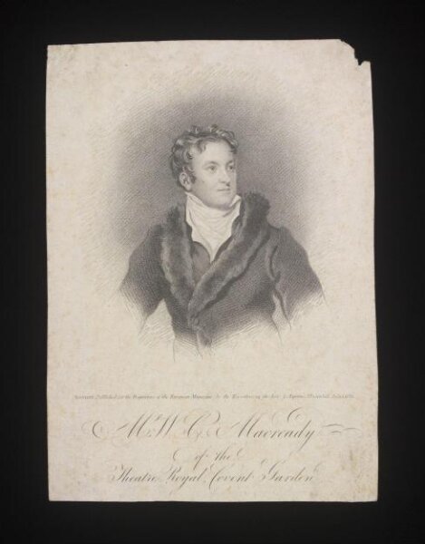 Unknown, Mr. W. C. Macready of the Theatre Royal, Covent Garden