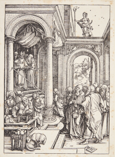 Albrecht Dürer, Jomfru Maria fremstilles i templet