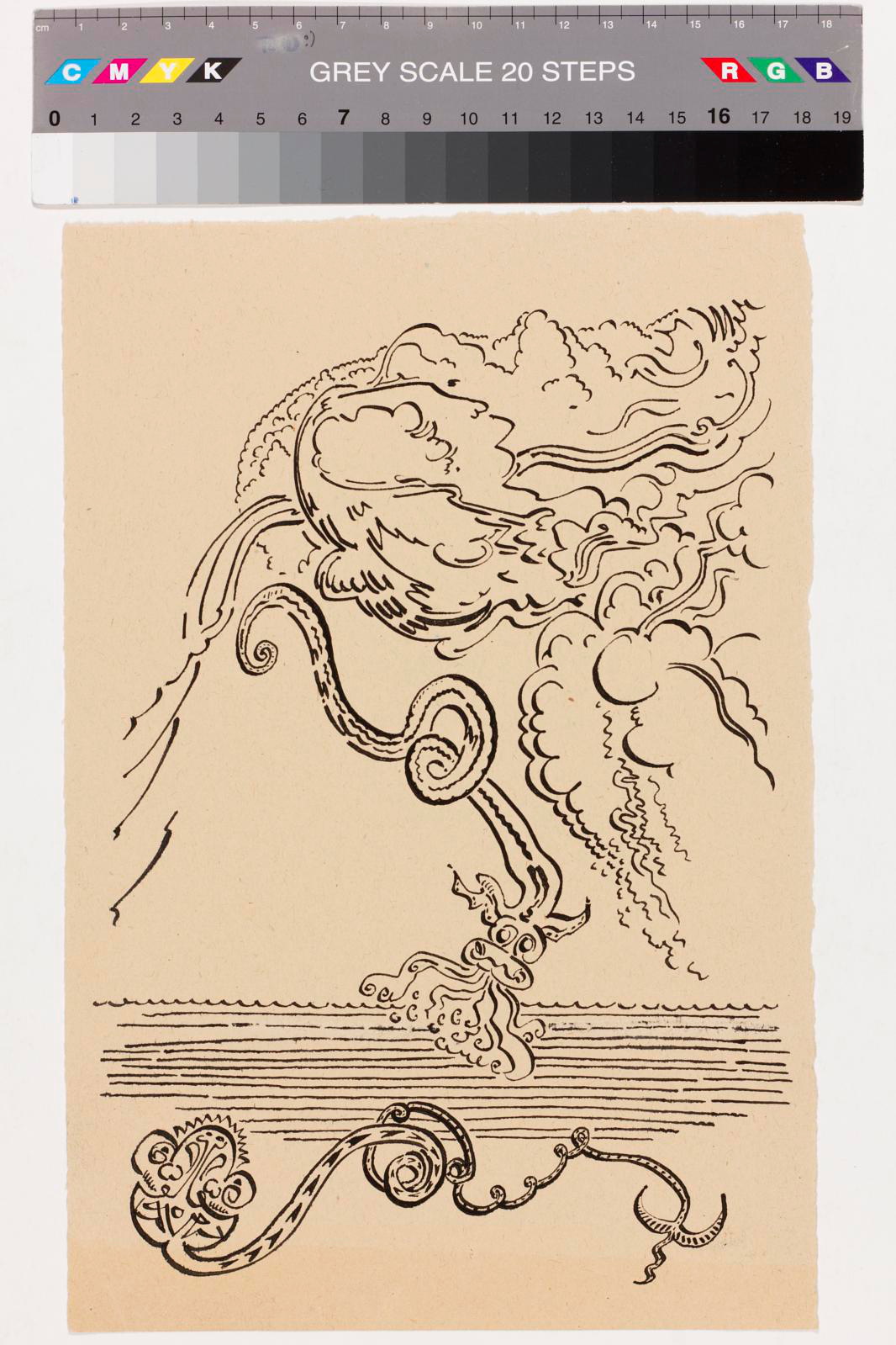 Ado (autor) Vabbe, Composition with sea snakes