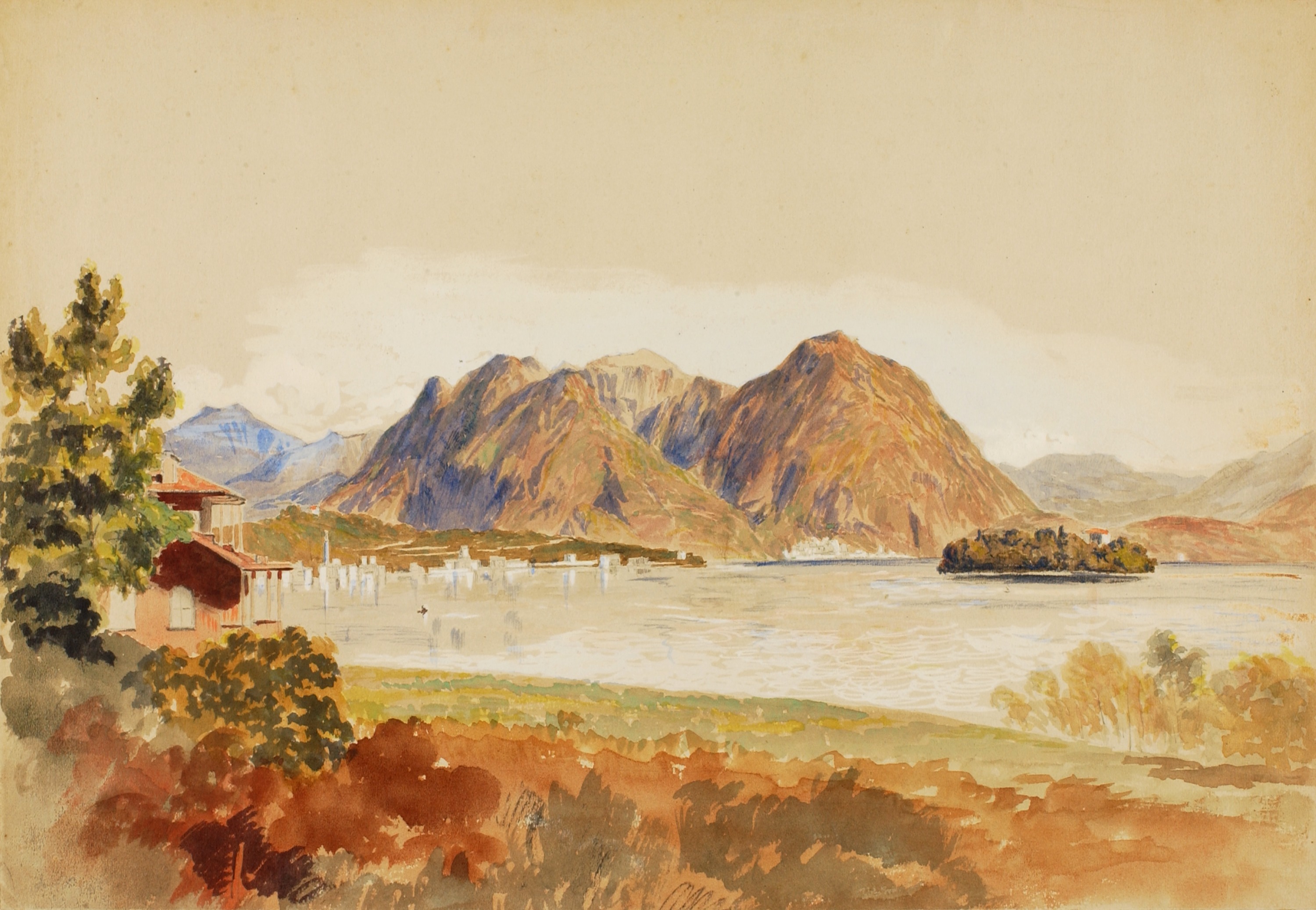 Miner Kilbourne Kellogg, Lago Maggiore, Italy
