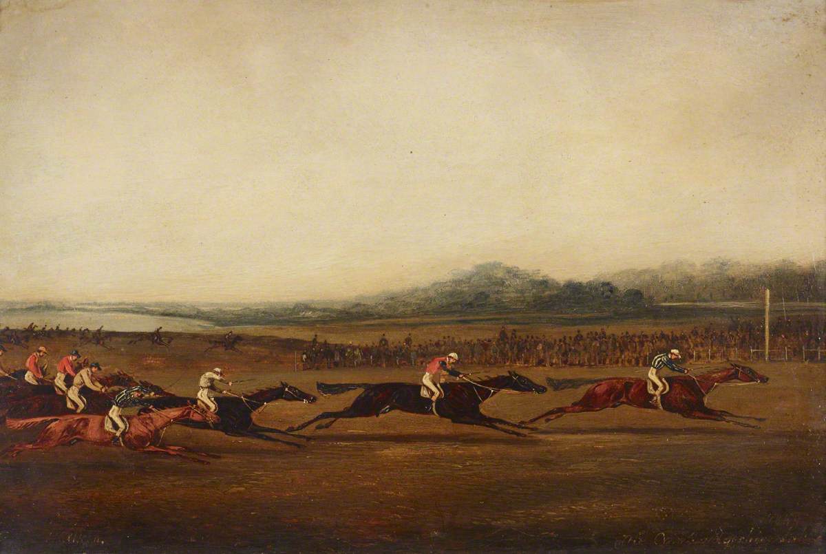 Henry Thomas Alken, The Cambridgeshire Stakes, Newmarket, 1849