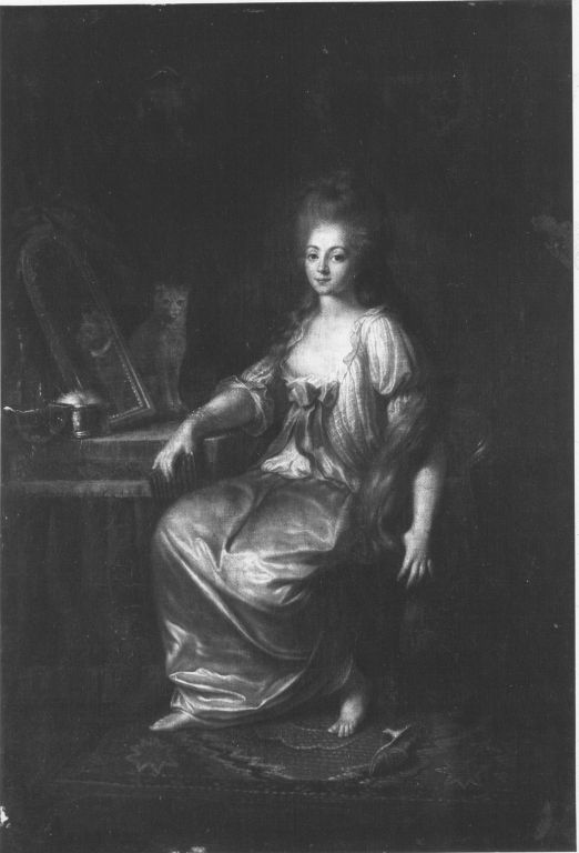 Johann Christian von Mannlich, Die Frau des Künstlers