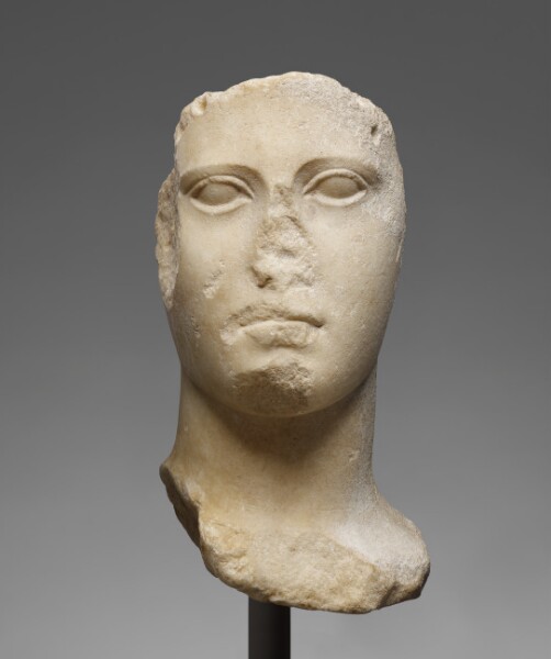 Unknown, Head from an Acrolithic Statue