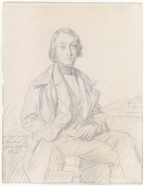 Théodore Chassériau, Portrait of Félix Ravaisson