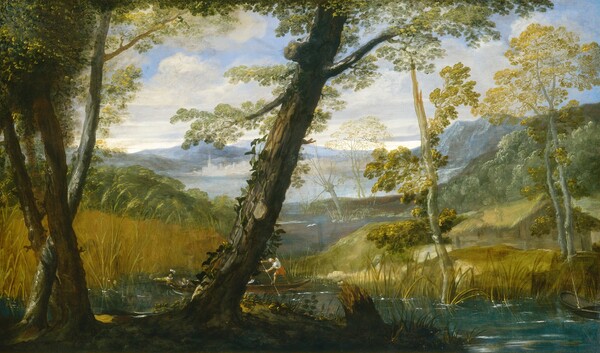 Annibale Carracci, River Landscape