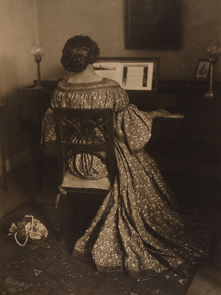 Rudolph Dührkoop, Dame am Klavier