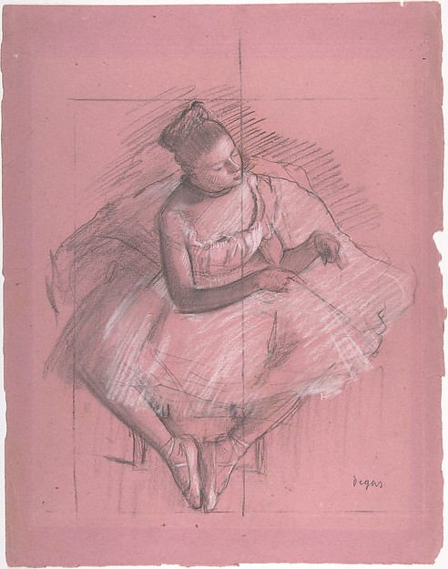 Edgar Degas, Seated Dancer