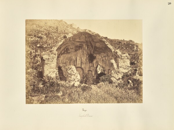 Giorgio Sommer, Baya. Temple de Diane.