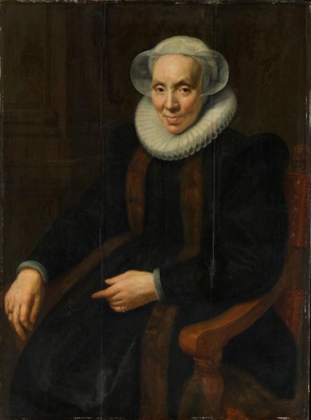 Paulus Moreelse, Portrait of Maria van Utrecht (c. 1552/53-1629)