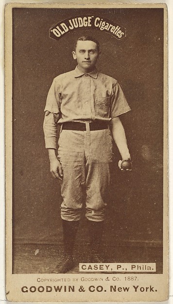 Goodwin & Company, Dan Casey, Pitcher, Philadelphia, from the Old Judge series (N172) for Old Judge Cigarettes