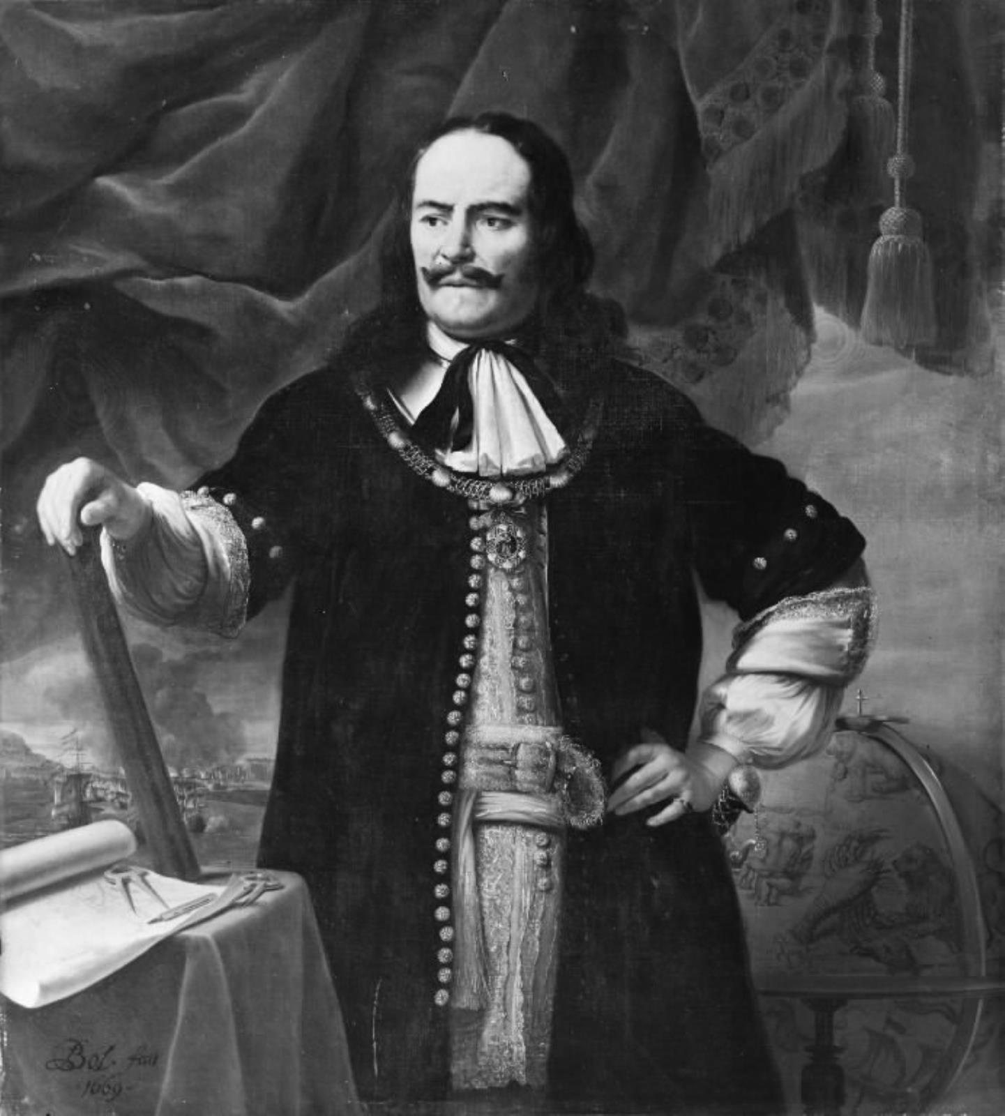 Ferdinand Bol, Portræt af admiral Michael Adriansz de Ruijter