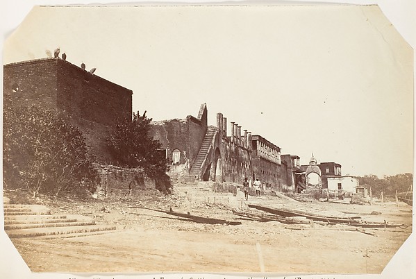 Unknown, [Burning Ghat, Chandanagore-a French Settlement on the Hoogly]
