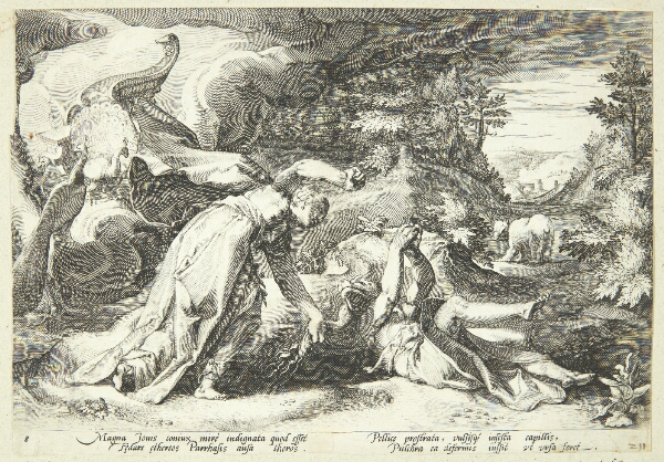 Hendrick Goltzius, Juno forvandler Kallisto til en bjørn