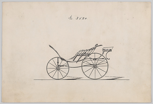 Brewster & Co., Design for Pony Phaeton, no. 3520