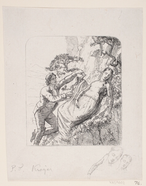 F. Hendriksen, Illustration til Carit Etlar, "Artist"