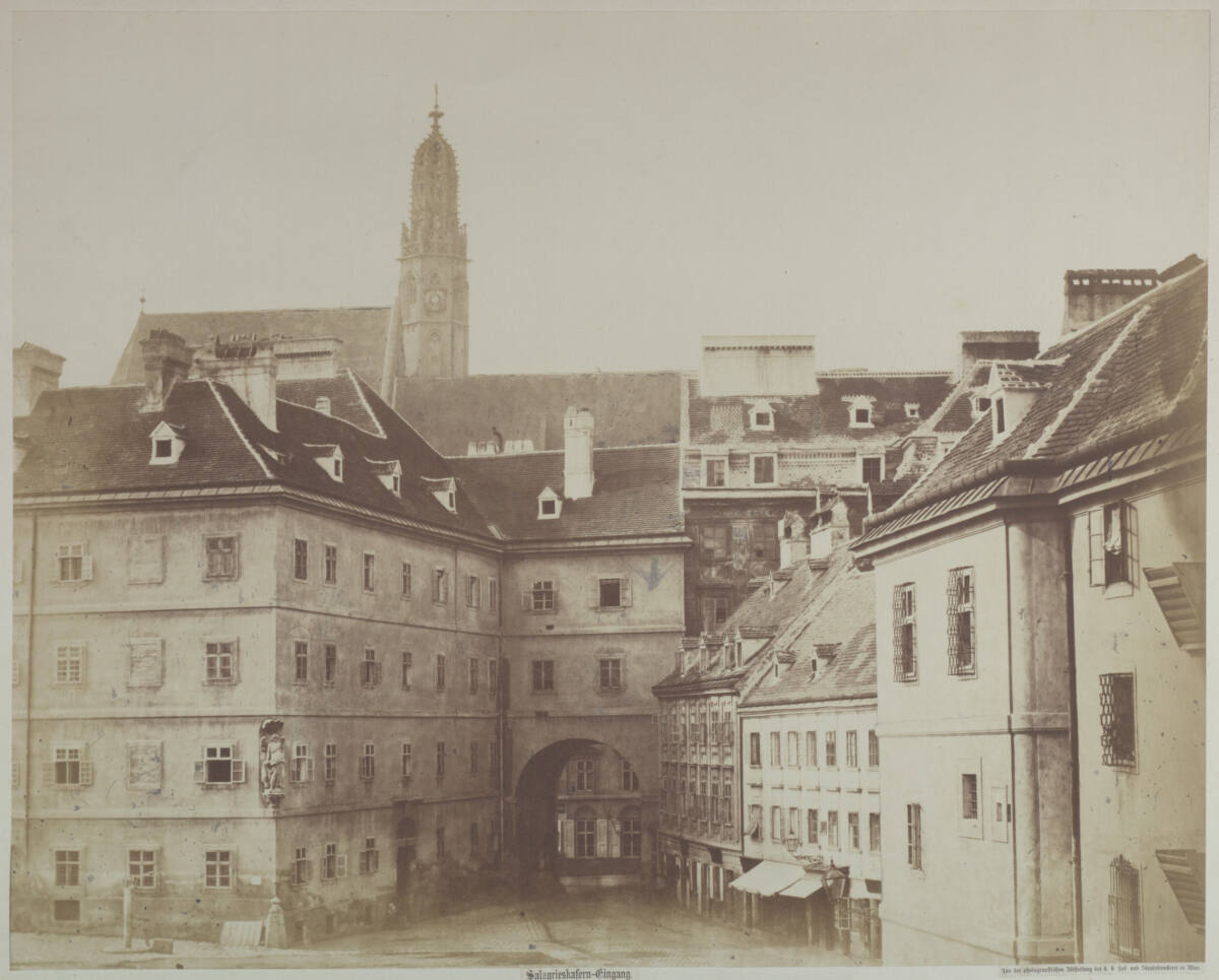 K.K.Hof-undStaatsdruckereiWien, Eingang zur Salzgrieskaserne