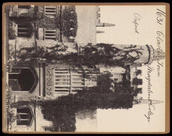 Francis Frith, Cloister Tower Magdalen College.  Oxford