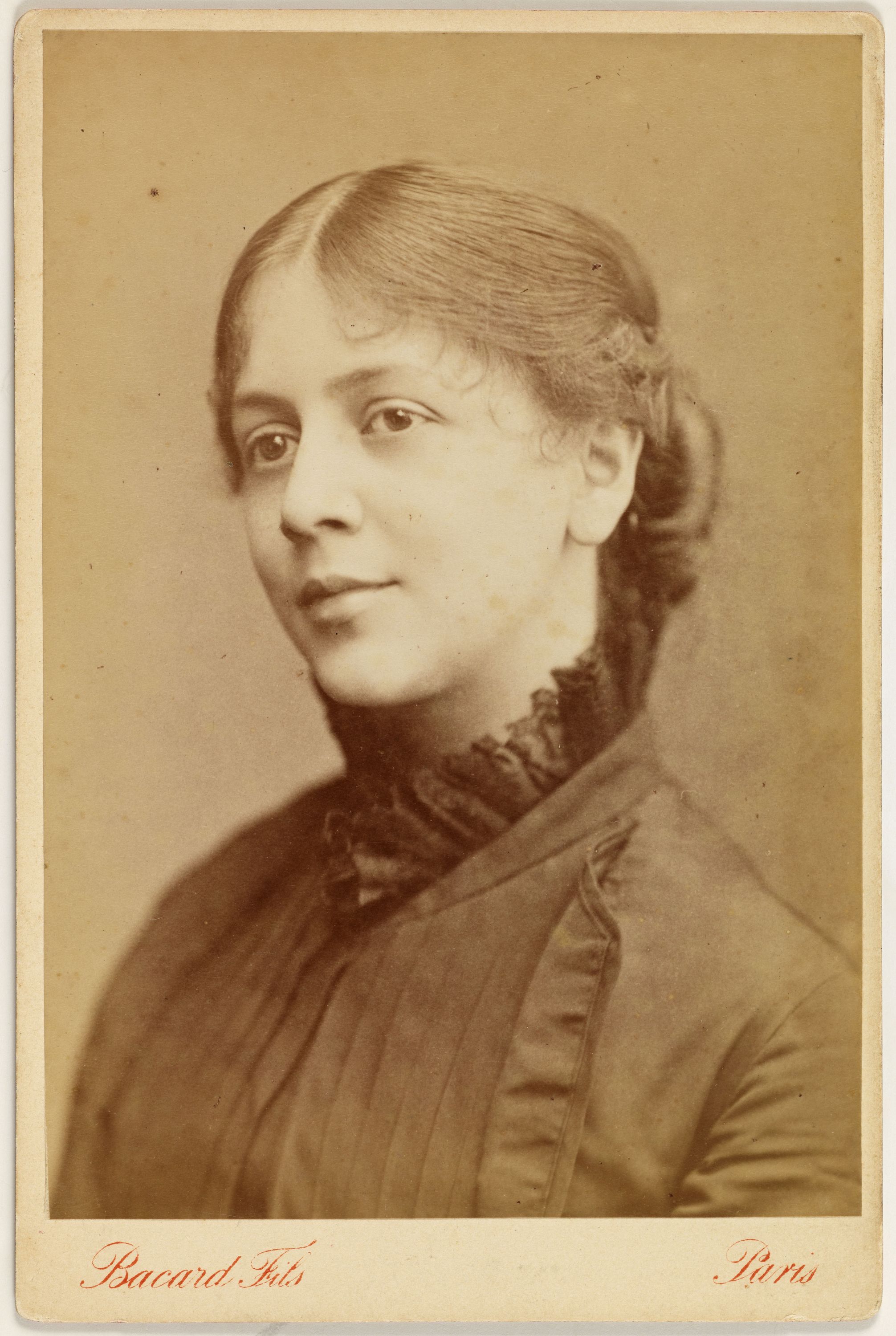 Bacard Fils, Portrait de Marie Bergé, actrice