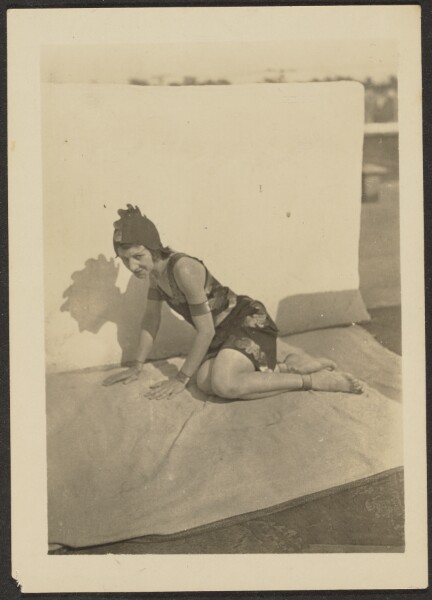Louis Fleckenstein, [Dancer on Rooftop]