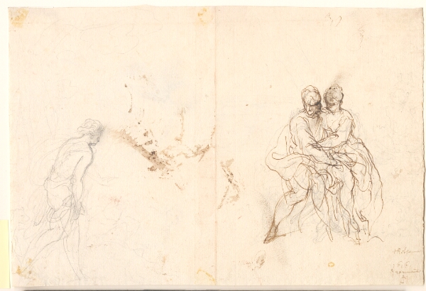 Hans Rottenhammer, Studieblad med figurkompositioner