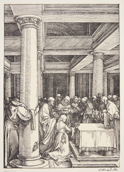 Albrecht Dürer, Fremstillingen i templet