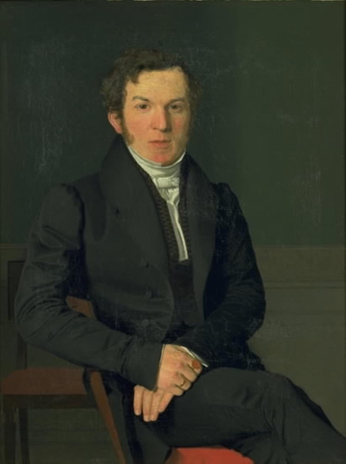Christen Købke, Toldinspektør Michael Christian Petersen, kunstnerens fætter