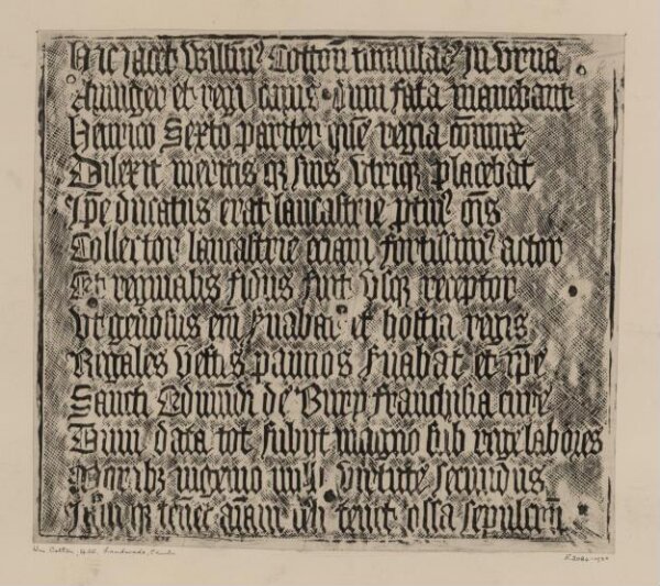 Unknown, William Cotton