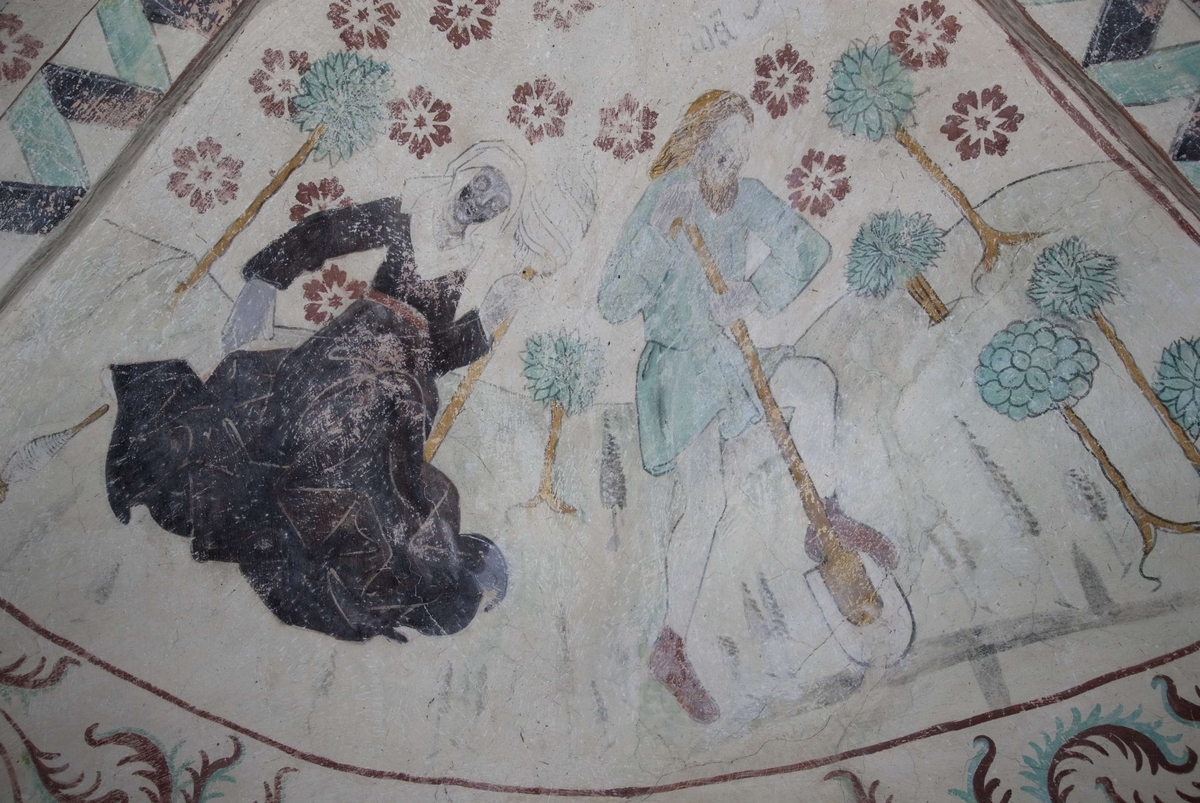 Bengt Backlund, Lime Painting in Håbo-Tibble Church, Uppland 2009