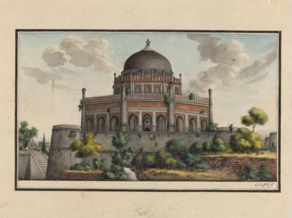 Unknown, Sixty drawings of Mughal monuments and architectural details.