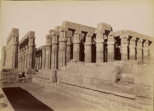 Antonio Beato, [View of the Temple at Luxor] / [Luxor, Vue du Temple]