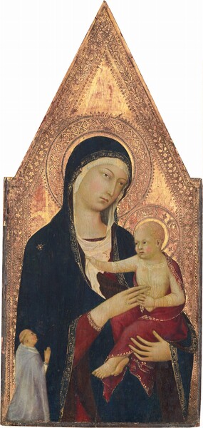 Lippo Memmi, Madonna and Child with Donor