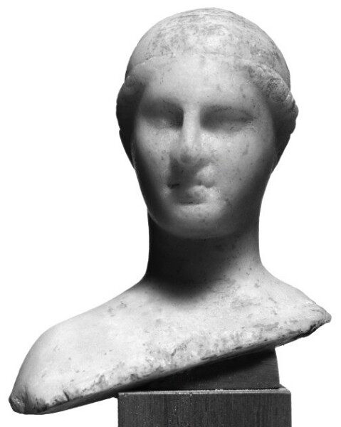 Unknown, Head and Shoulders of a Woman Worked for Insertion into a Statuette
