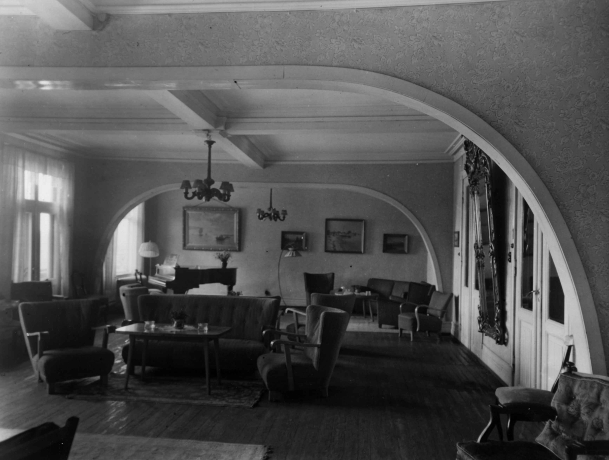 Anders Beer Wilse, Interiør Breidablikk Hotell Valdres, 1946