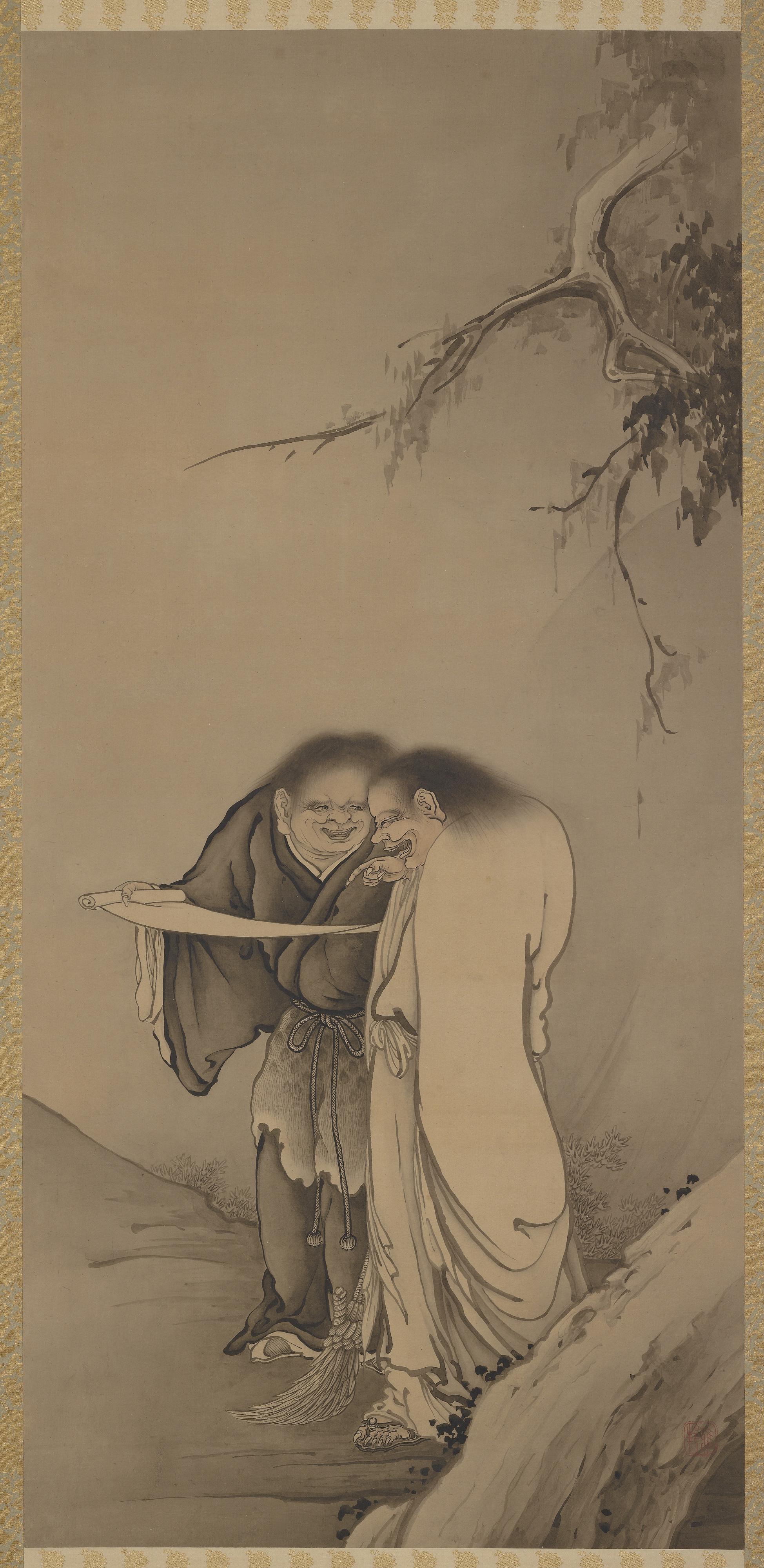 Hashimoto Gaho, The Chinese Taoist Immortals, Han-shan and Shih-te (Kanzan and Jittoku)