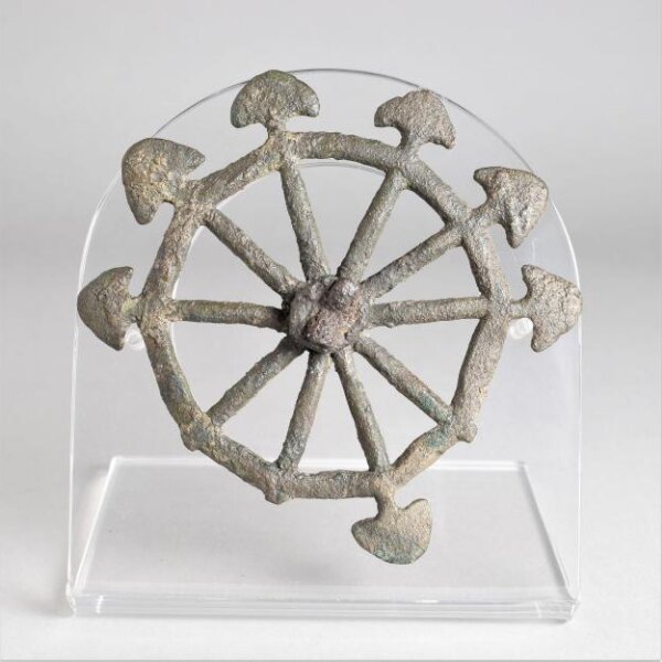 Unknown, Spoked Wheel, possibly a Dharmacakra