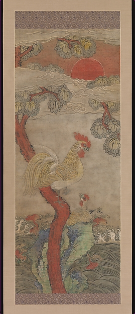 Unidentified artist, Golden Rooster and Hen