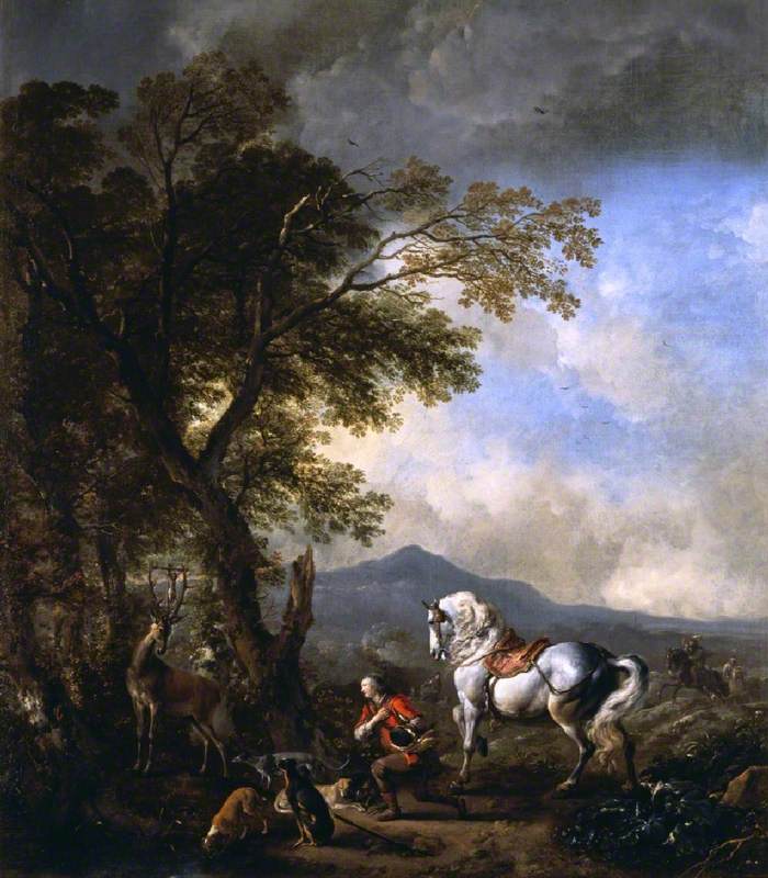 Philips Wouwerman, Conversion of St Hubert