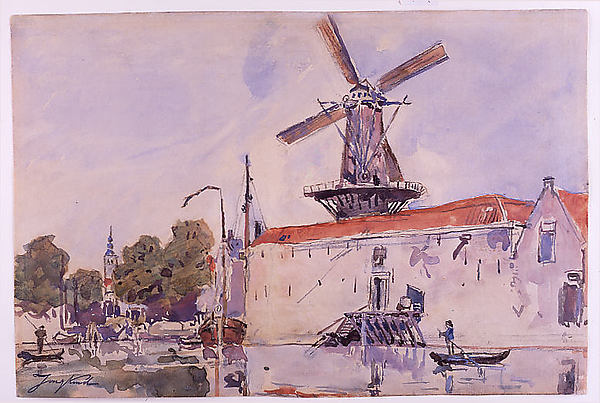 Johan Barthold Jongkind, View of Rotterdam