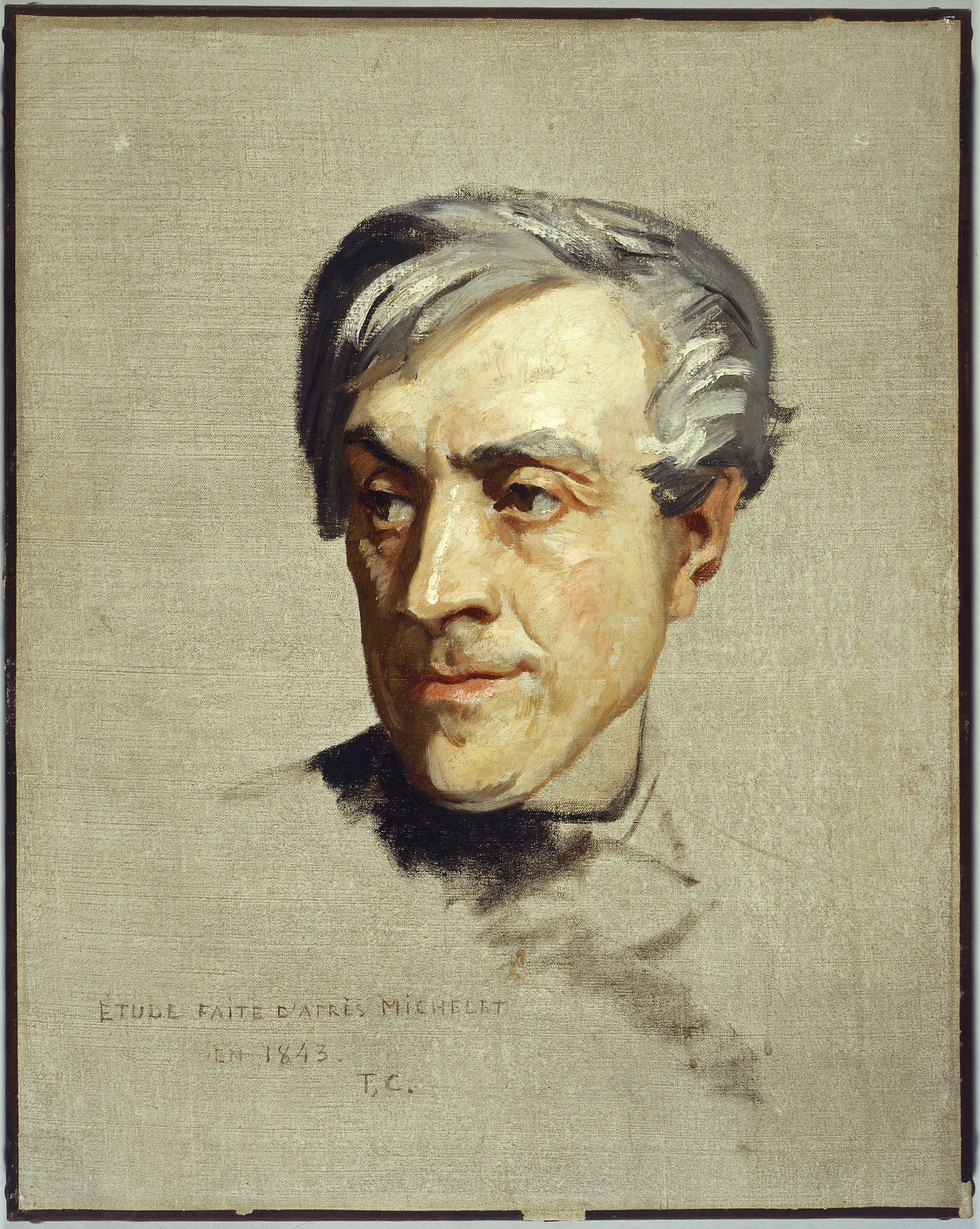 Thomas Couture, Etude faite d'après Jules Michelet