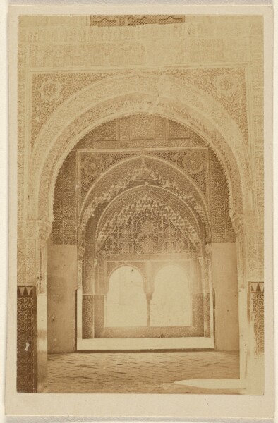 Unknown, [Interior of archways, the Alhambra]