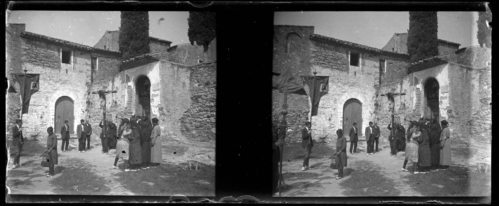 Desconegut, [Processó a Santa Creu d'Olorda]