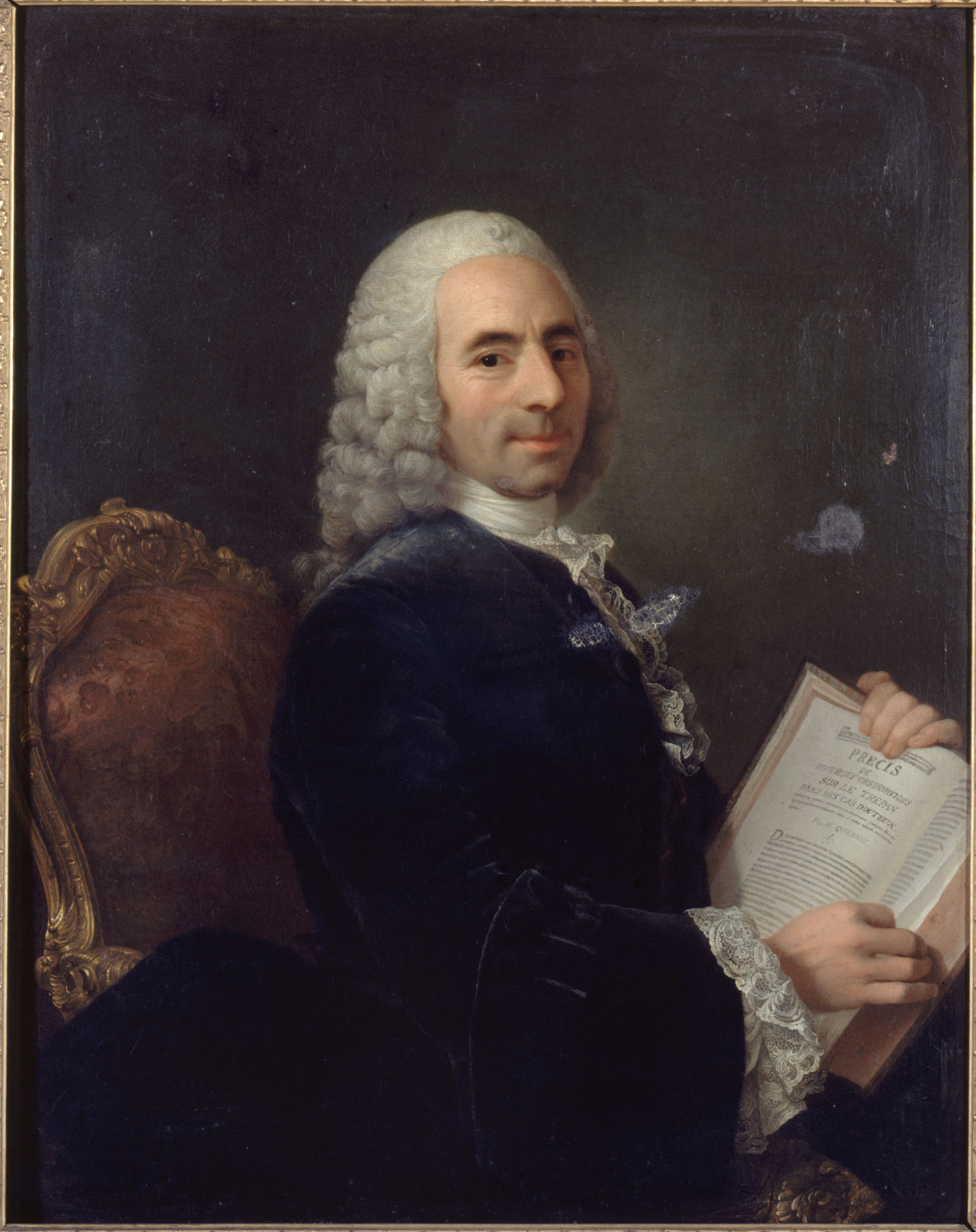 Ecole française, Portrait du docteur François Quesnay (1694-1774), médecin et économiste.