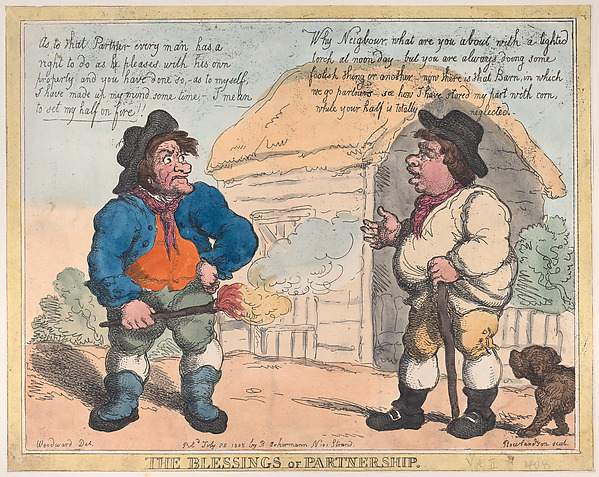 Thomas Rowlandson, The Blessings of Partnership